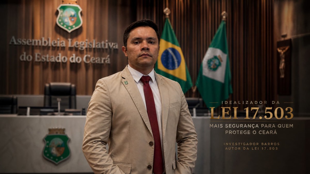 Lei do Investigador Profissional: trajetória de Emerson Barros marca conquista histórica para a categoria no Ceará